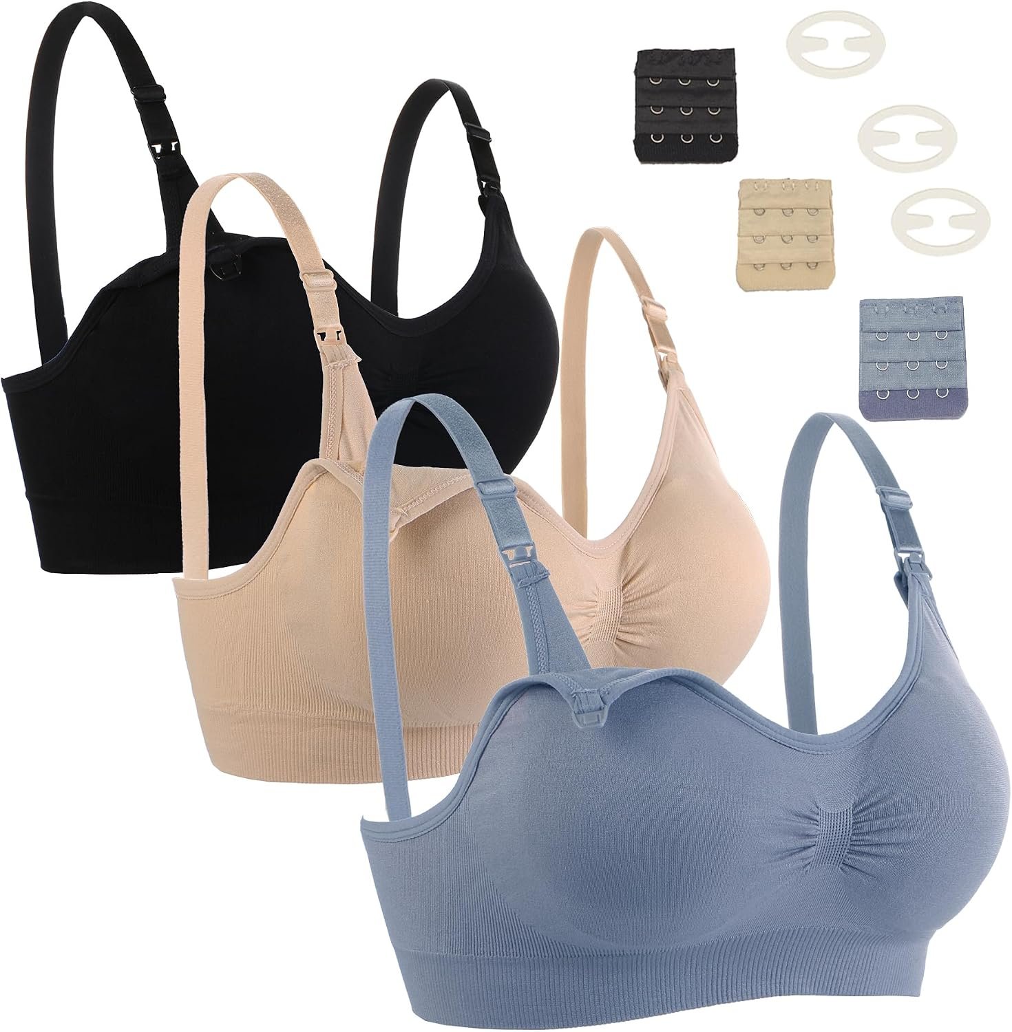 Nursing Bras for Breastfeeding Maternity Bra Breastfeeding Wirefree Seamless Pregnancy Bralette for Womens