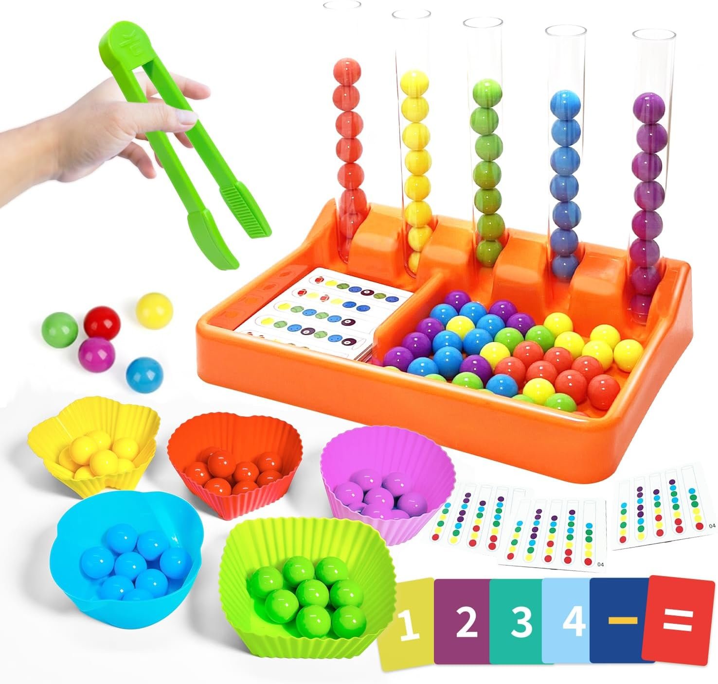 Counting and Color Sorting Kit Toy, Preschool Kindergarten Learning
