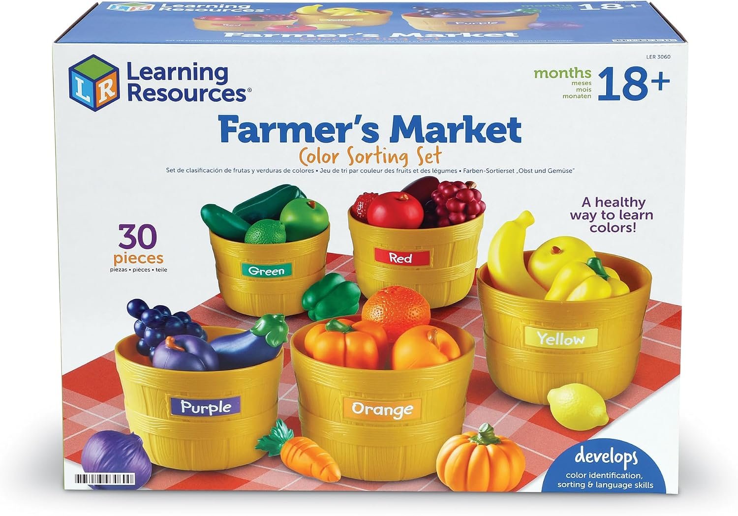 Learning Resources Original Farmer’s Market Color Sorting Set