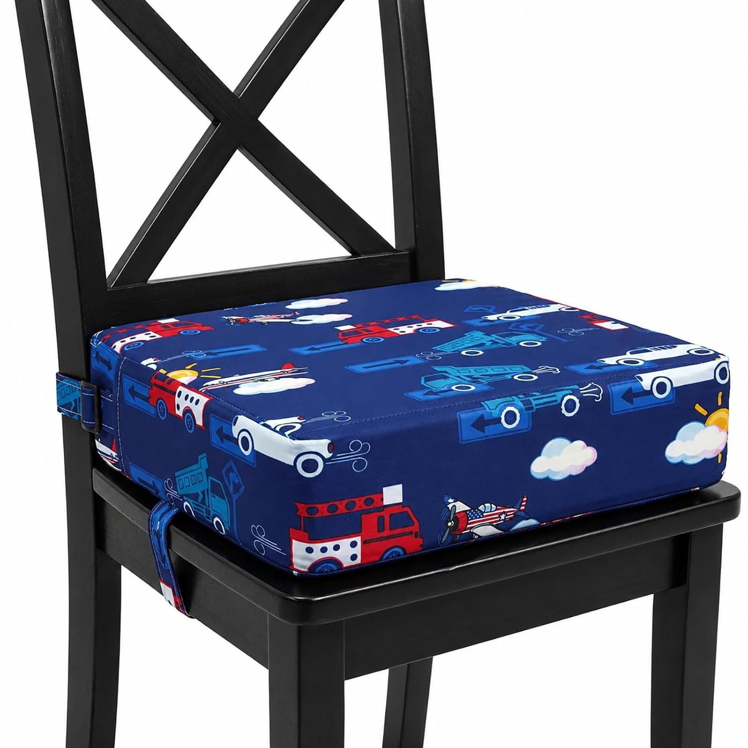 Toddler Booster Seat for Kitchen Chair & Dining Table – Blue