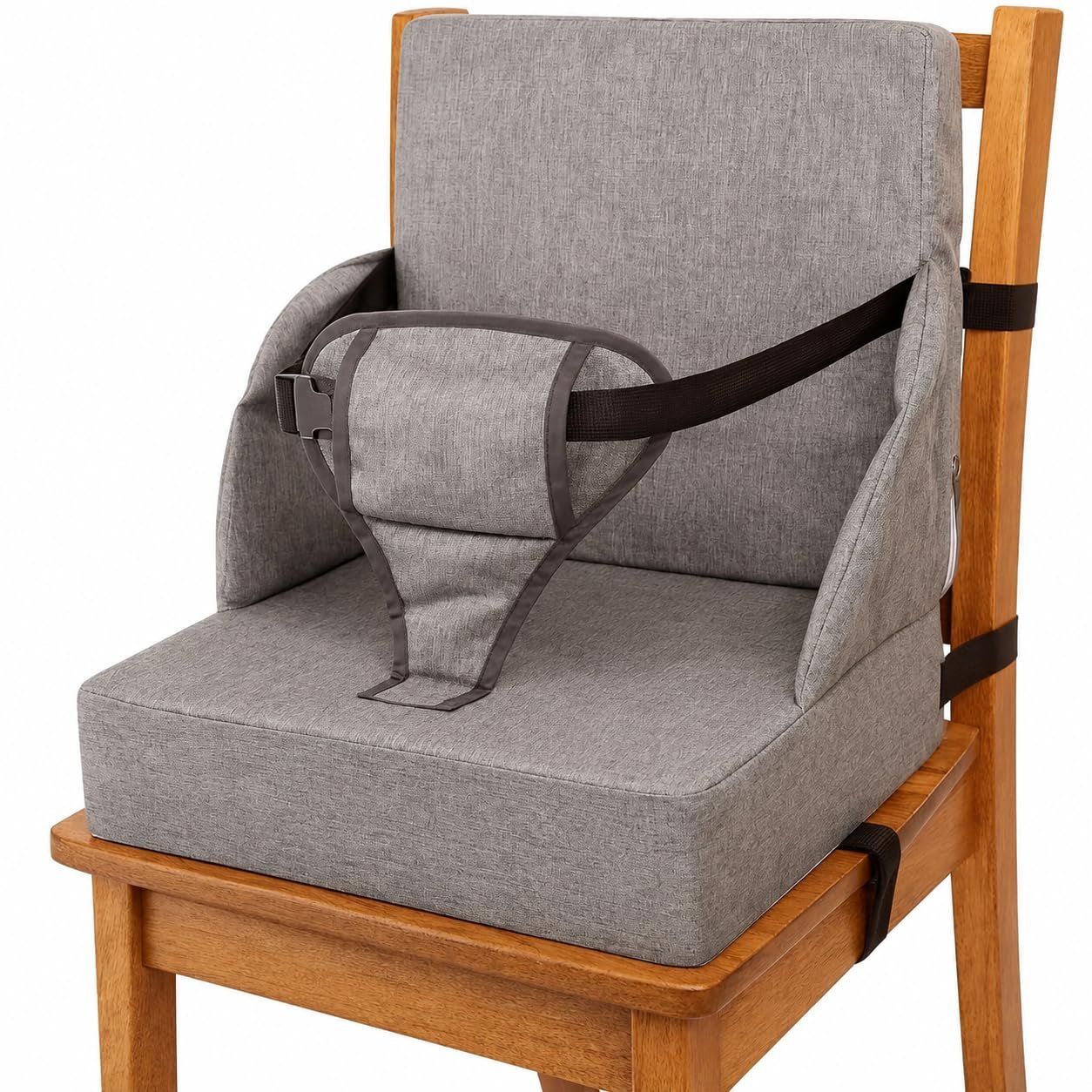 Toddler Booster Seat for Dining Table: Booster Seat for Kitchen Chair Grey