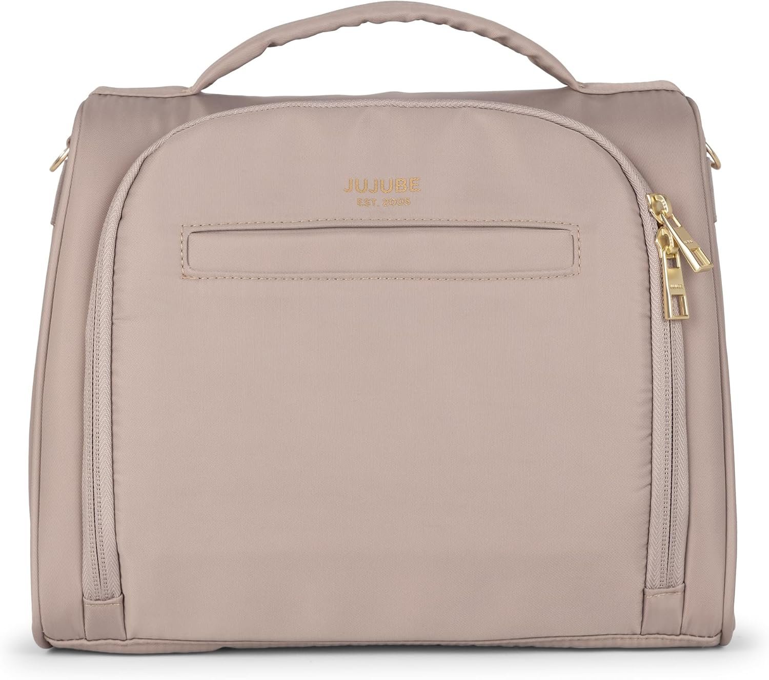JuJuBe Insulated Bottle Bag, 3-Bottle Breastmilk Cooler with Shoulder Strap