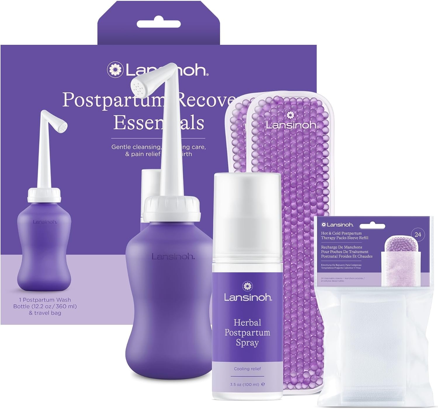 Lansinoh Bounce Back Postpartum Essentials Kit