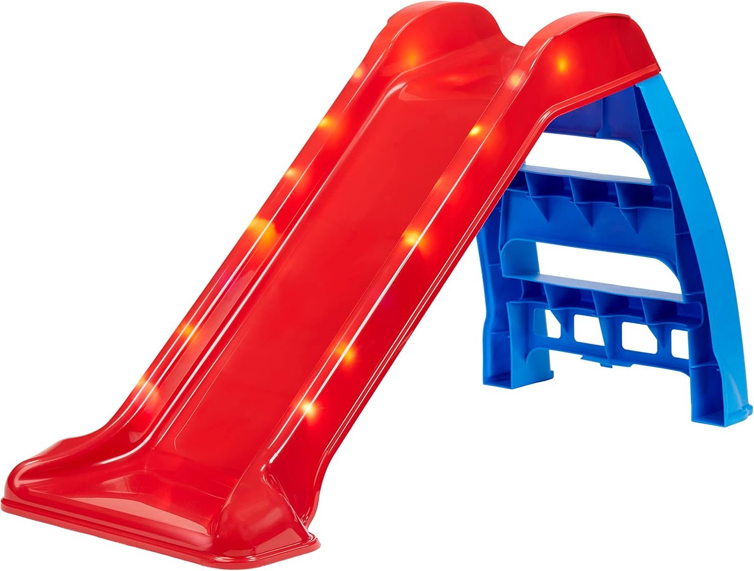 Little Tikes Light-Up First Slide for Kids Indoors/Outdoors , Red