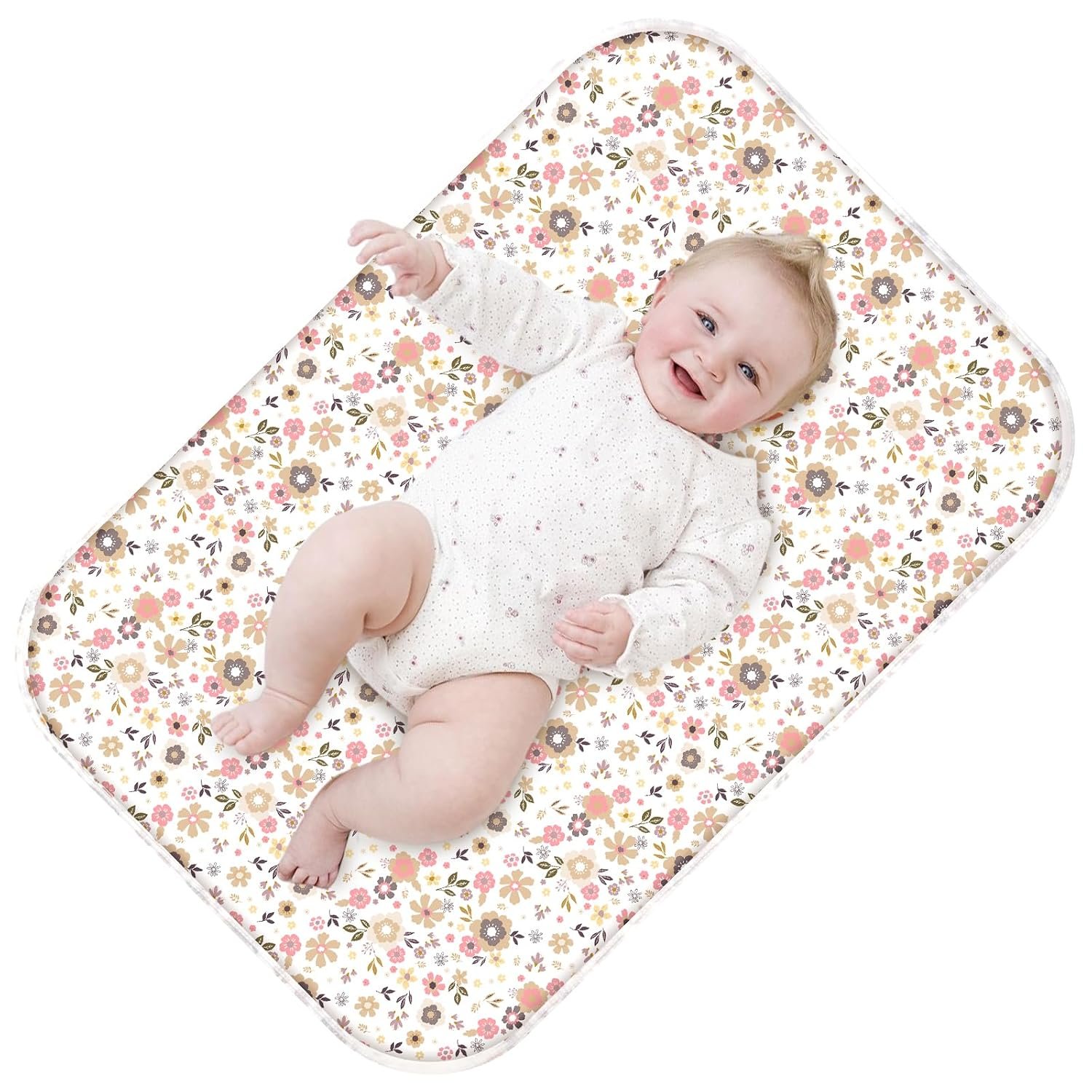Baby Diaper Changing Pad, 31.5″ x 21.5″ Extra Large Portable Changing Mat
