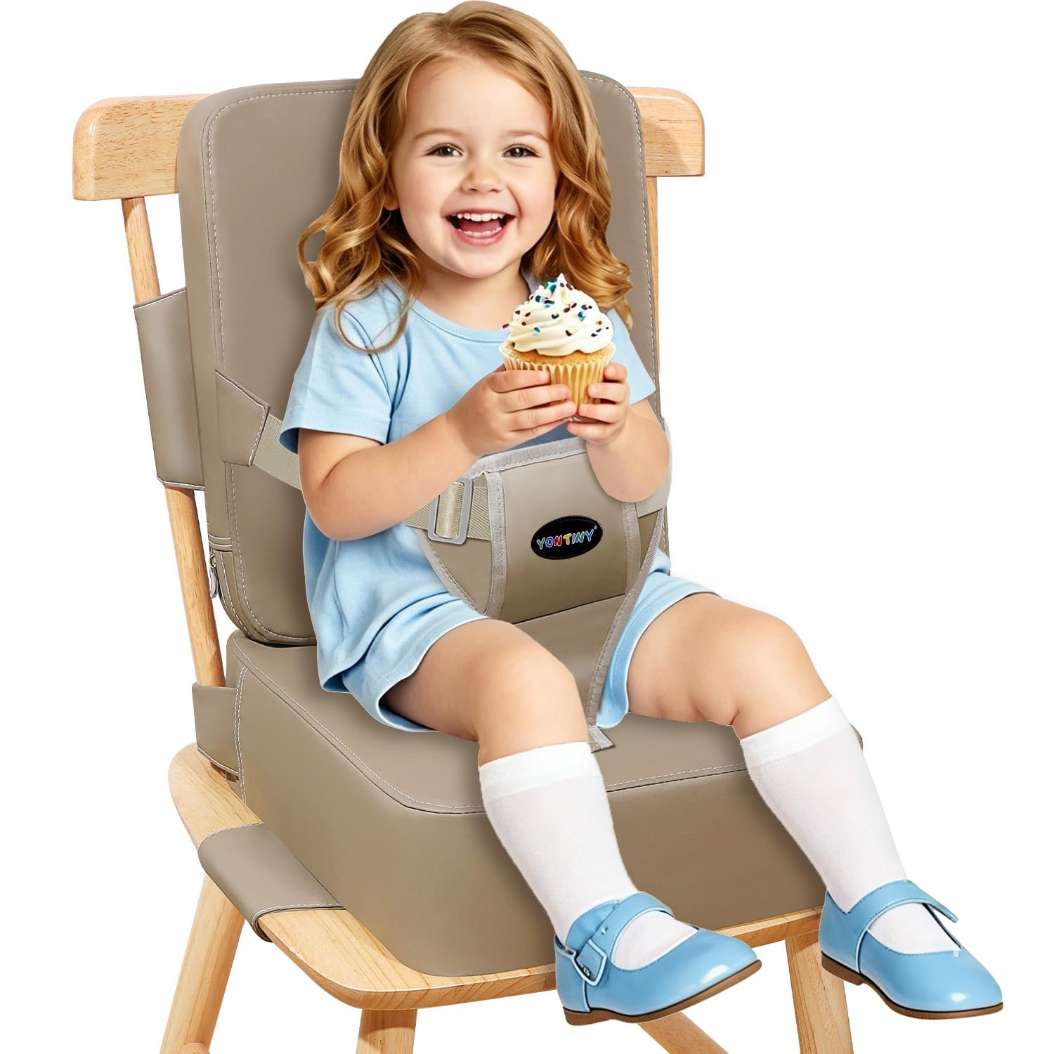 Toddler Booster Seat for Dining Table, Kitchen Chair Booster Cushion