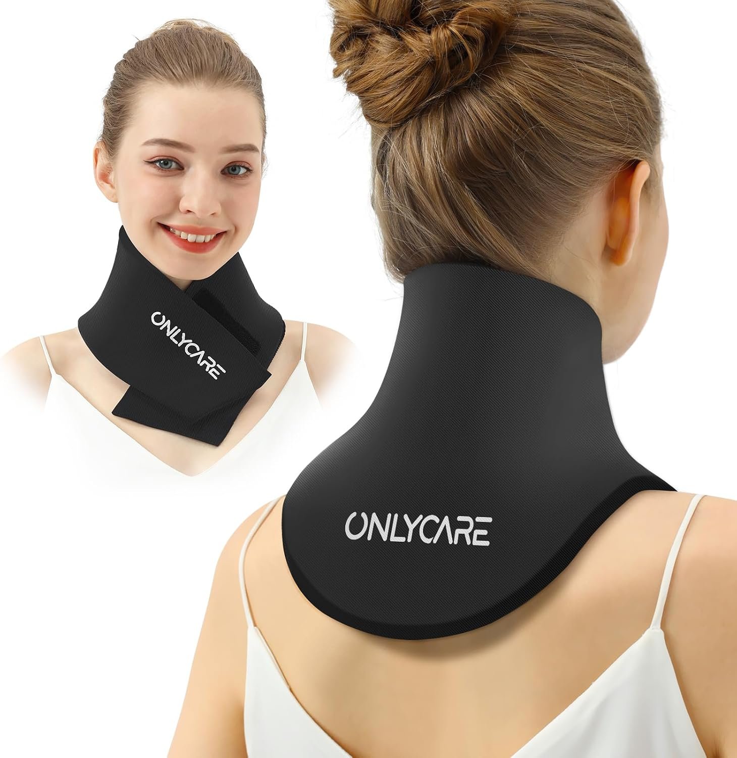 ONLYCARE Neck Ice Pack Wrap Gel – Upgraded Ice Packs for Neck Reusable
