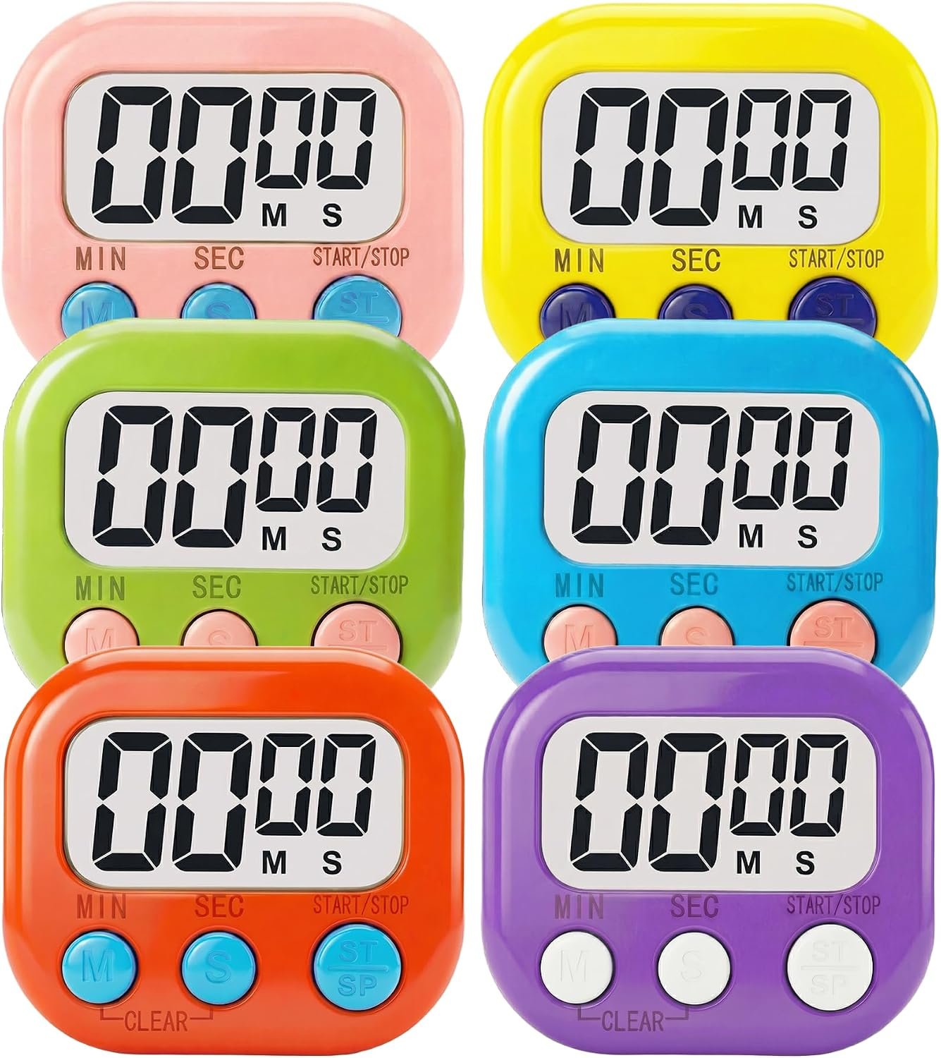 Digital Timer for Classroom Teachers Students, Magnetic Countdown Timer