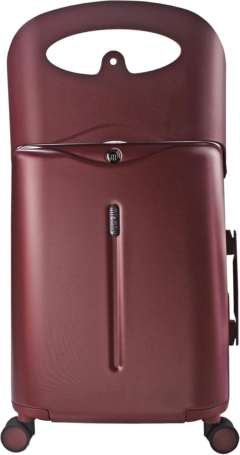 MiaMily Kids Ride-On Carry On Luggage, Hard Shell Suitcase