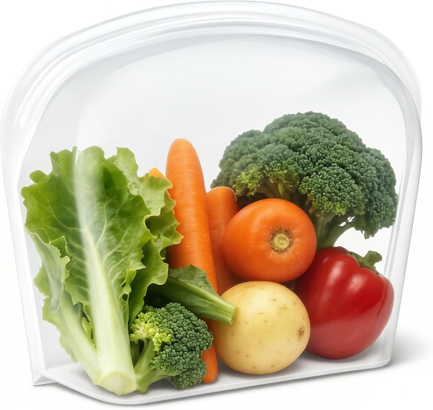 Reusable Silicone Food Storage Bag Extra Large 124oz Freezer Containers