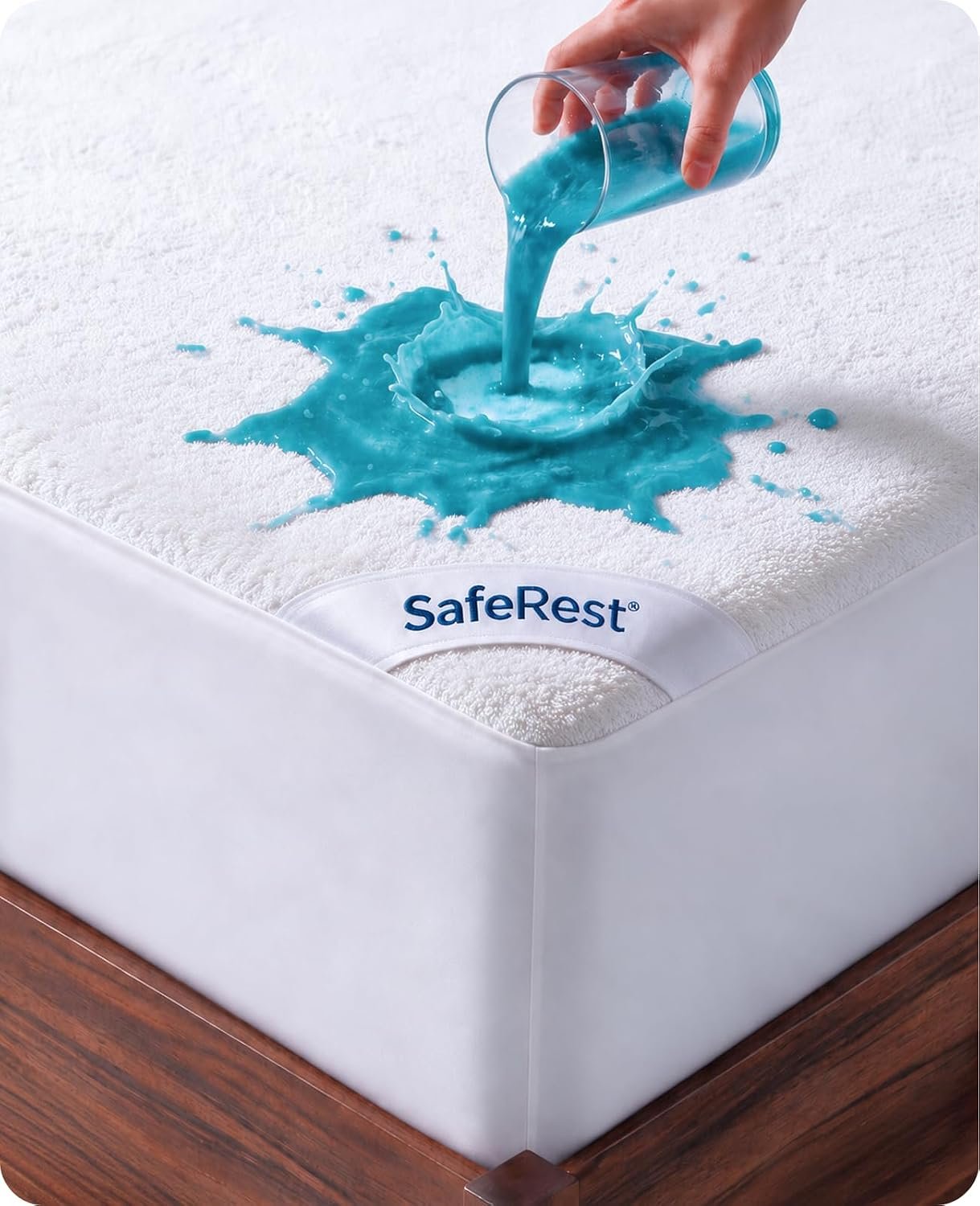 SafeRest Waterproof Crib Size Mattress Protector