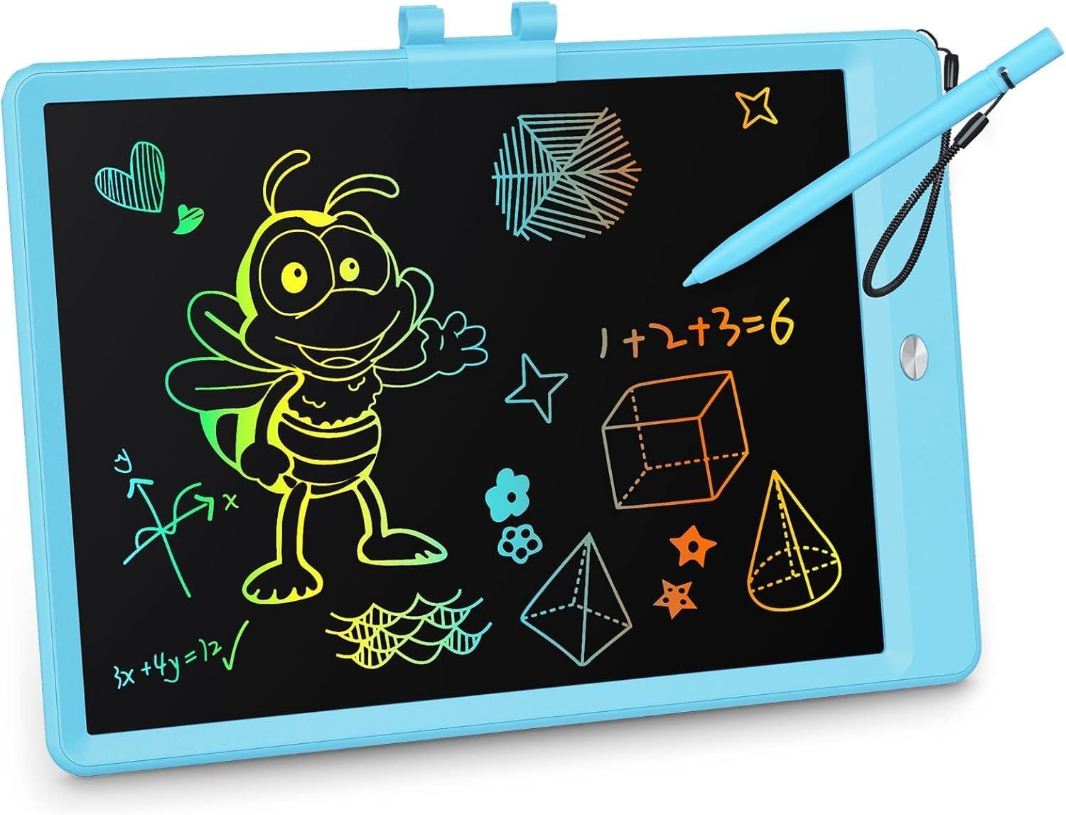 KOKODI LCD Writing Tablet, Gifts for 3 Years Old Boys and Girls，10 Inch Colorful Doodle Board Drawing Tablet, Erasable Reusable Electronic Drawing Pads, Educational and Learning Toys for Kids