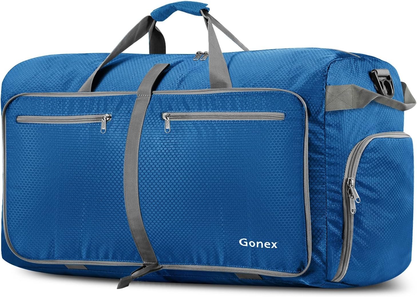 Gonex 150L Foldable Travel Duffle Bag with Shoe Compartment, Lightweight