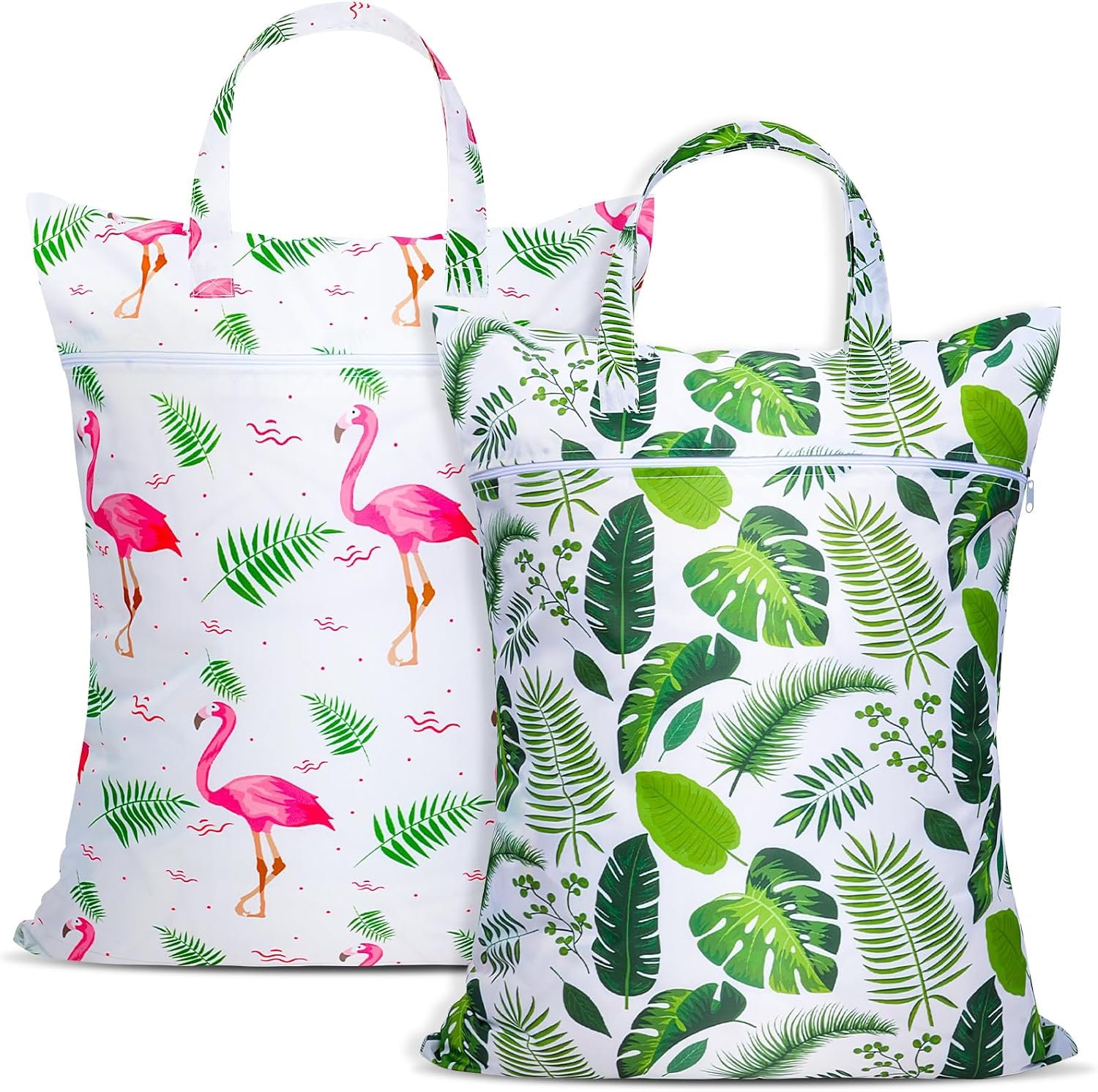 2 Pcs Large Travel Laundry Bags – Waterproof with Handle, Washable Dirty Clothes Bags for Travel, Wet/Dry Bag for Gym, Swimming Pool, College Dorm