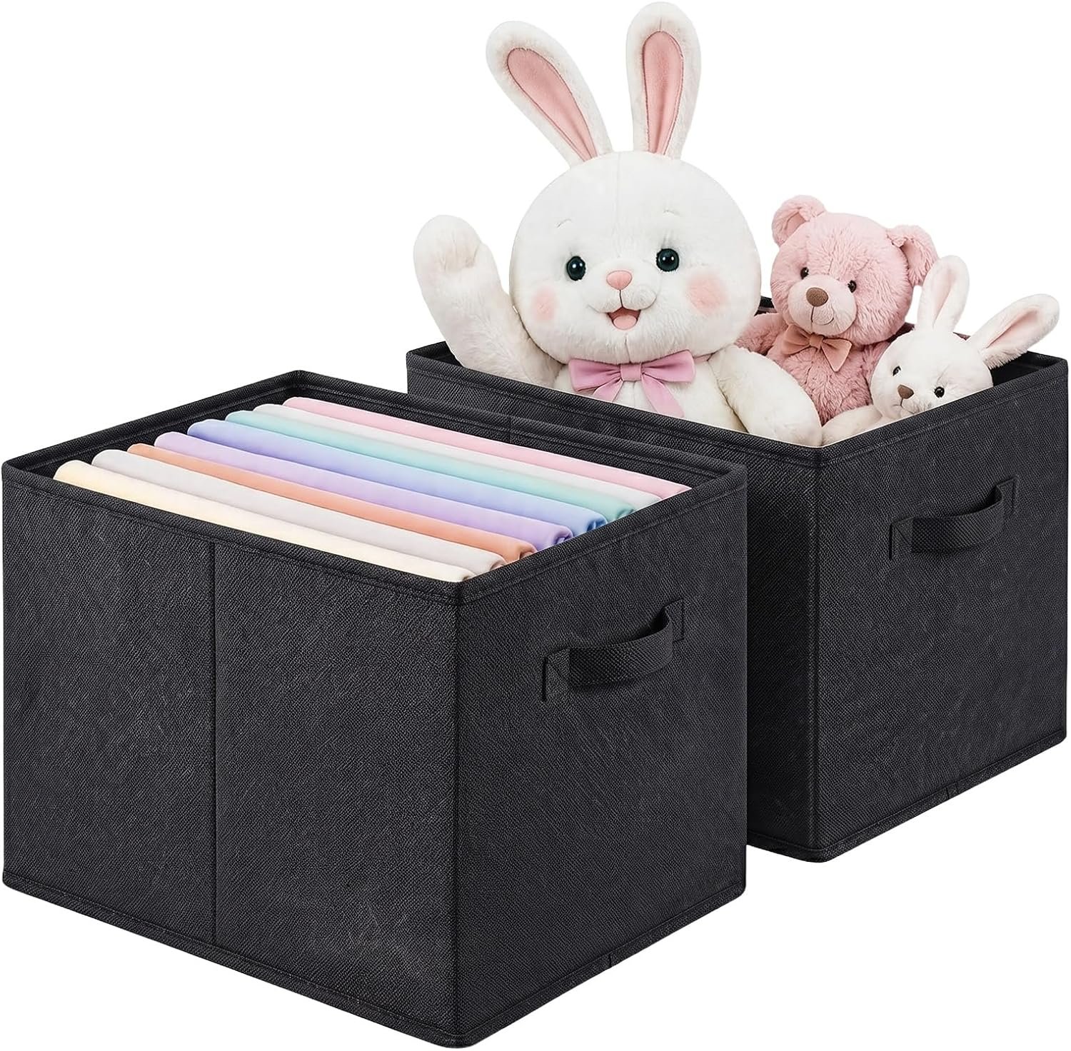 ShellKingdom Storage Bins, Foldable Fabric Storage Cube, 13X15X13 INCH