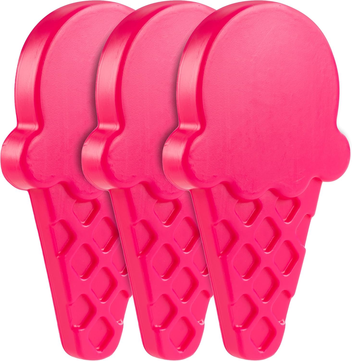 Kids Hard Ice Packs 3 Pack, Slim Reusable Freezer Packs for Lunch Boxes