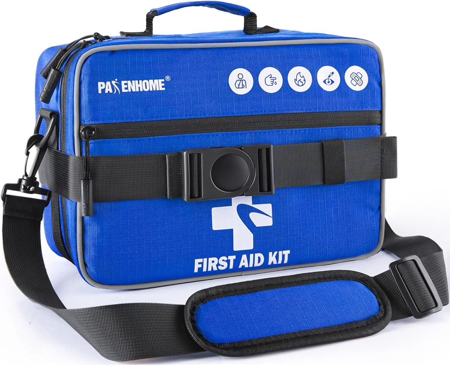 520 PCS Advanced First Aid Kit – Large 6-in-1 Modular Waterproof Well-Organized Emergency Kit for Home, Car, Travel, Camping, Boat & Outdoor