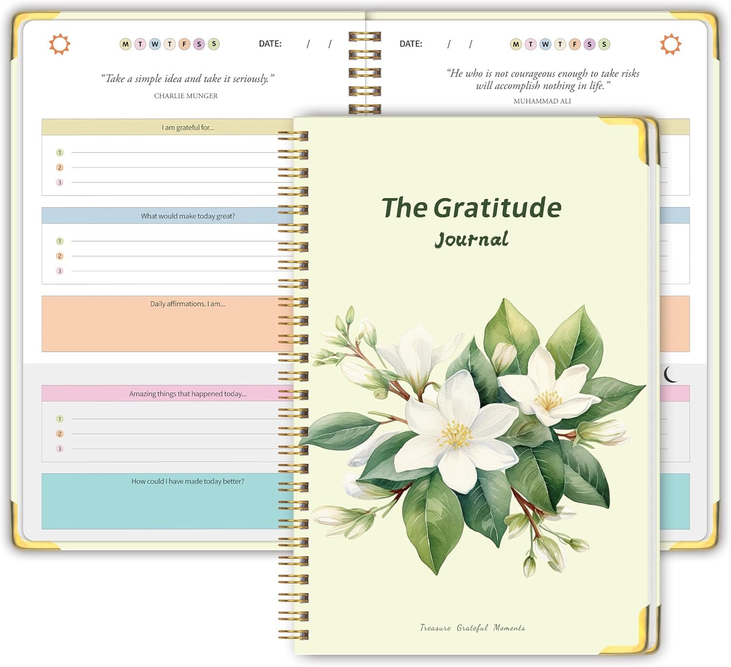 The Gratitude Journal for Women＆Men – 5 Minute Daily Gratitude Practice