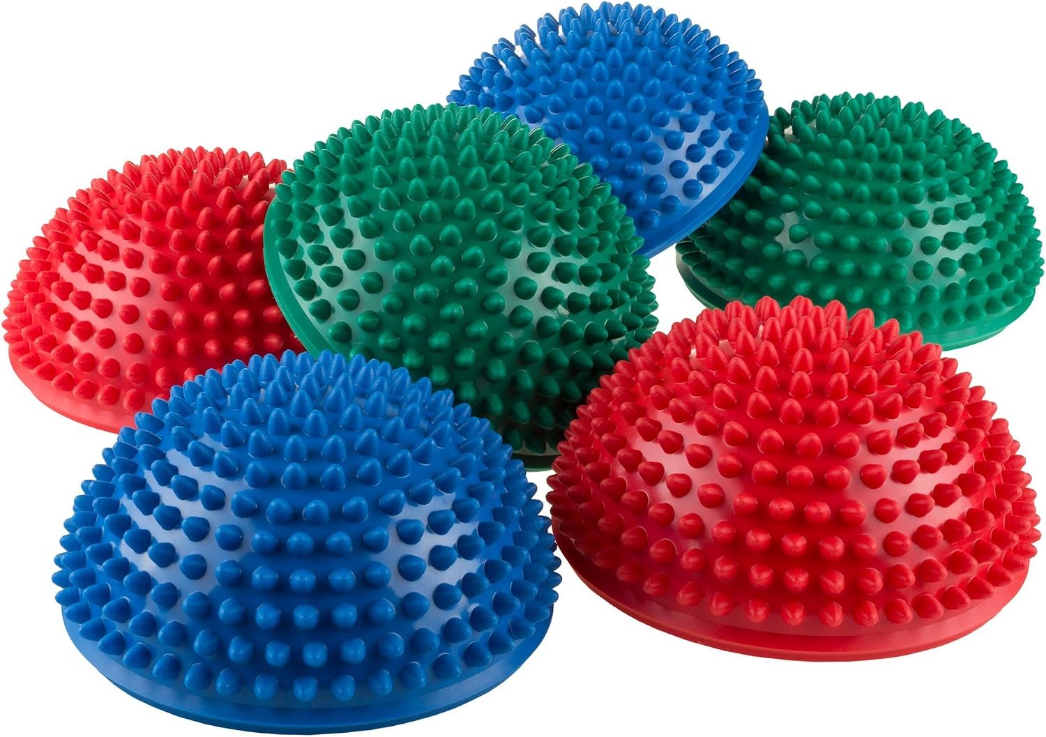 HEY! PLAY! Balance Pods, Multicolor, Set of 6, 6.5” x 3.25”