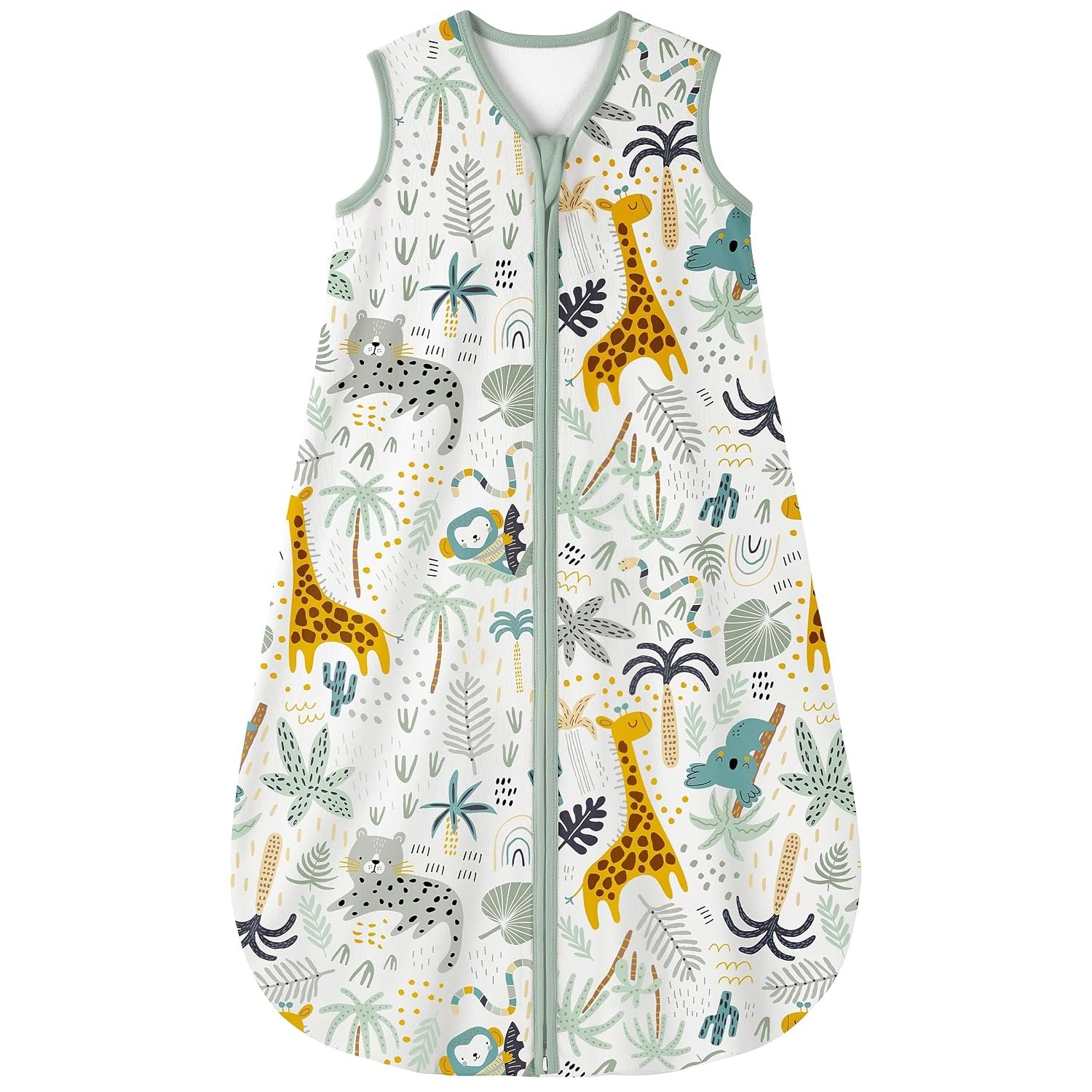 Yoofoss Sleep Sack 6-12 Months 0.5 TOG Baby Wearable Blanket 100% Cotton