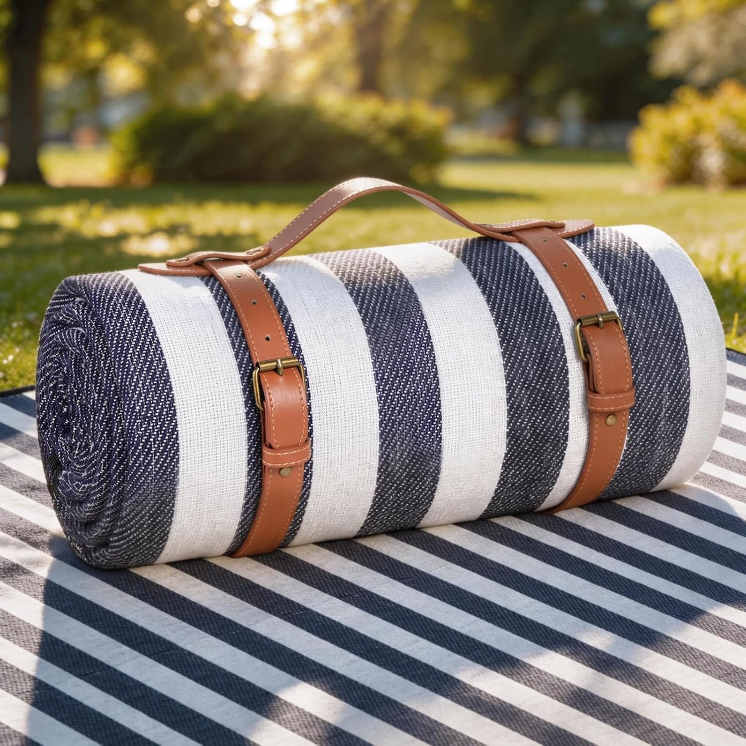 80″ x 80″ Picnic Blanket Extra Large, Waterproof and Foldable Beach Blanket