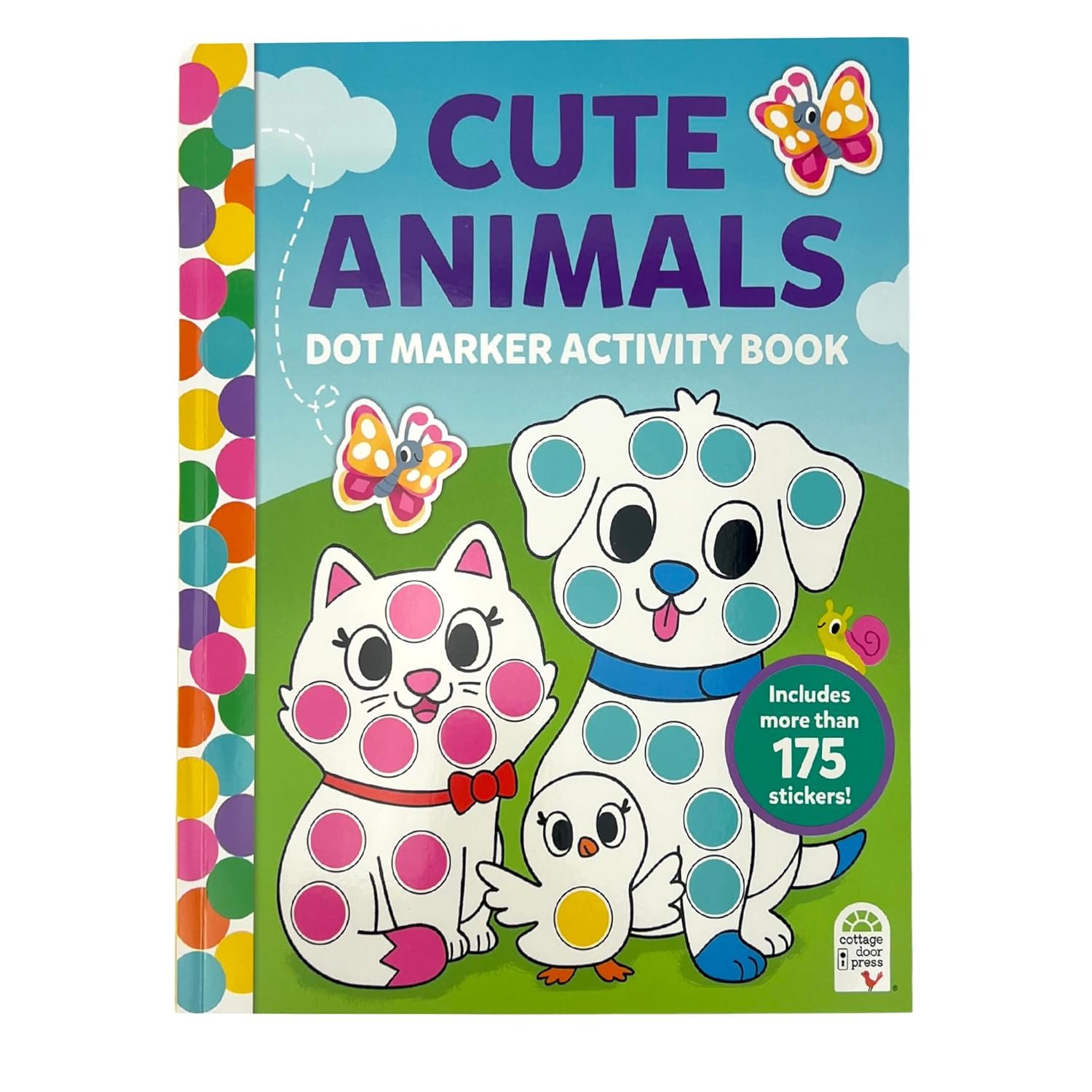 Cute Animals Dot Marker Activity Coloring Book for Kids and Toddlers – Includes More Than 175 Stickers!