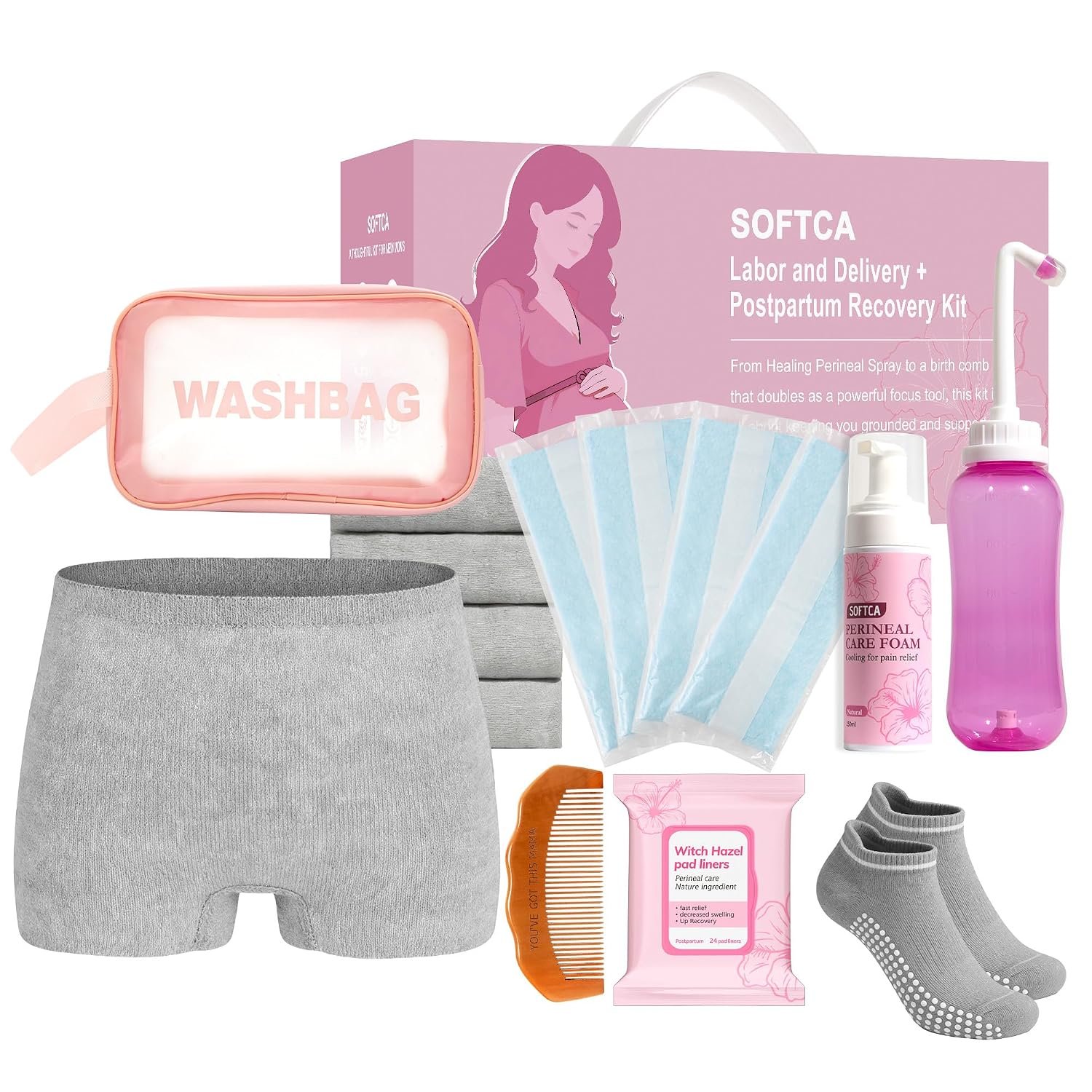 Postpartum Essentials Recovery Kit, Postpartum Kit for New Mom