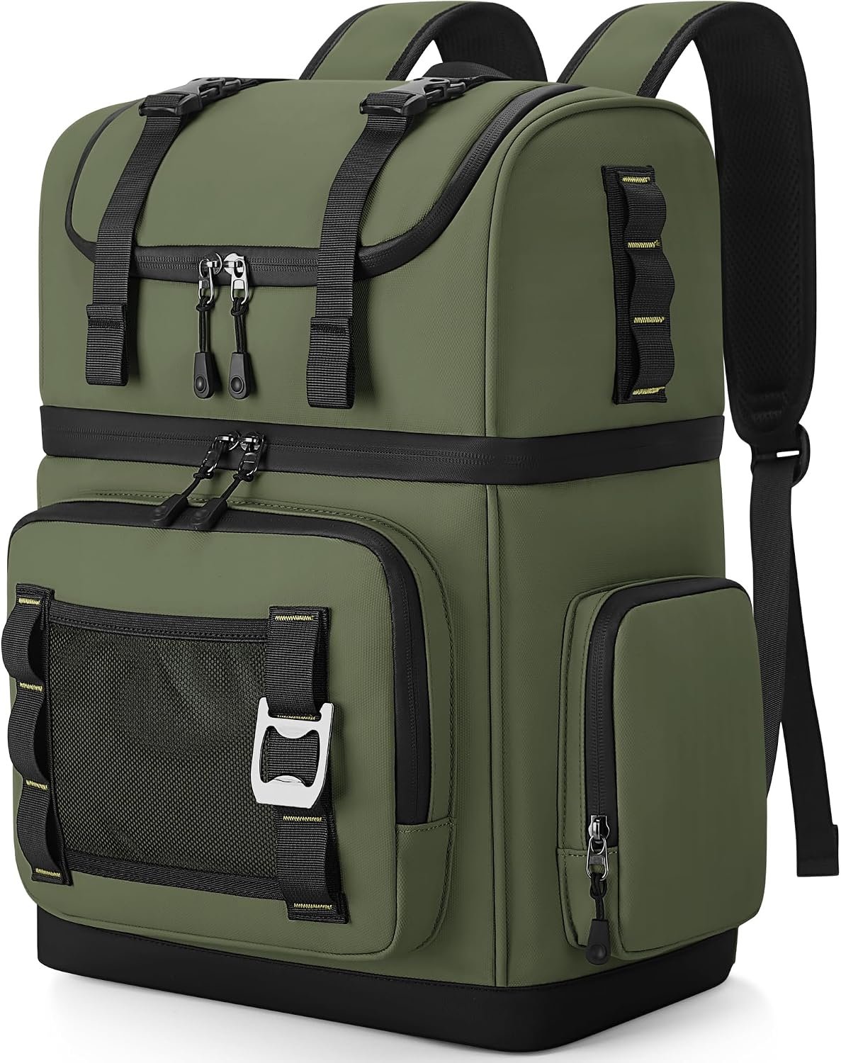 Large 44 Can Dual Compartment Insulated Waterproof Cooler Backpack