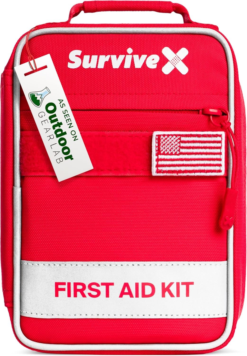 SurviveX Small First Aid Kit, Emergency Kit for 1-2 People