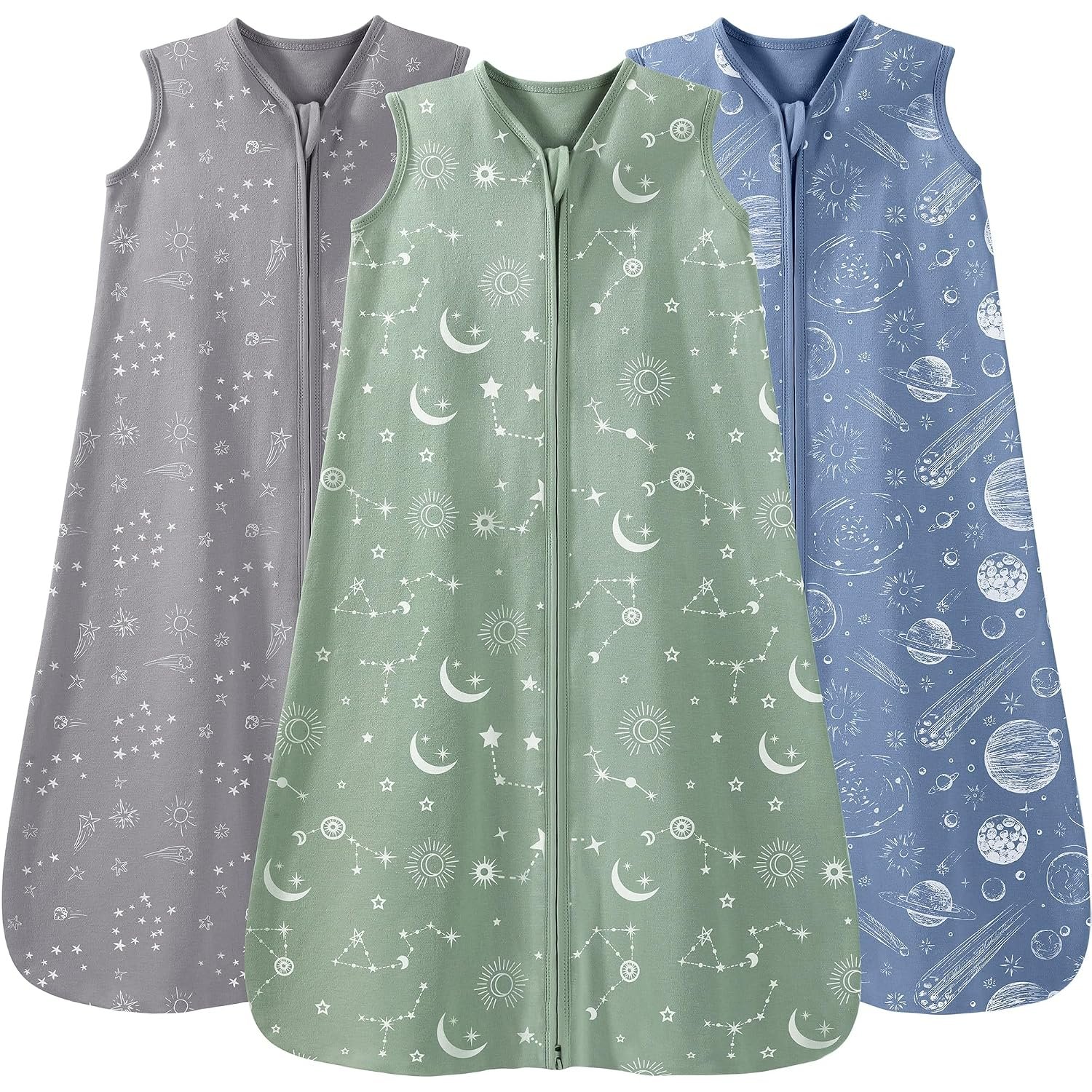 Unnivoll Baby Sleep Sack 6-12 Months 100% Organic Cotton 0.5 TOG